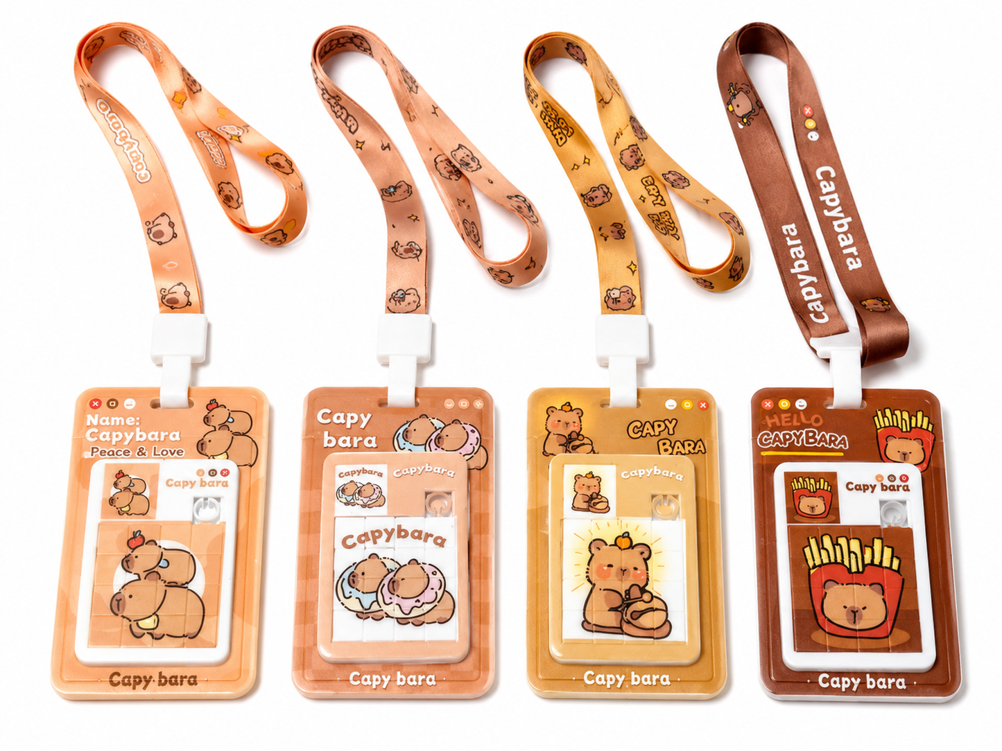 Cute Student ID Card Holder with Lanyard（2） 可爱学生证挂绳卡套（2）