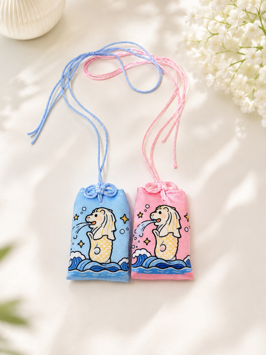 Singapore Merlion Omamori 新加坡鱼尾狮御守