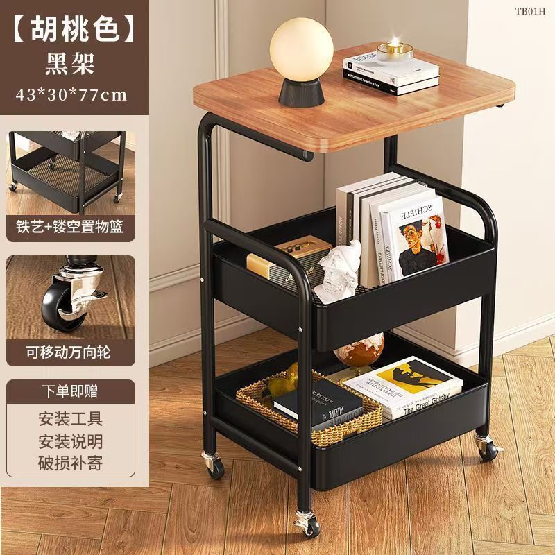 （Overseas Products）Multifunctional Rolling Storage Cart Organizer （境外商品）多功能可移动小推车置物架
