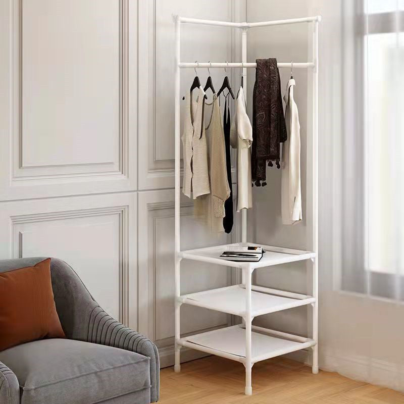 （Overseas Products）Simple Freestanding Corner Coat Rack for Bedroom Storage（境外商品）简约落地衣帽架卧室角落收纳架