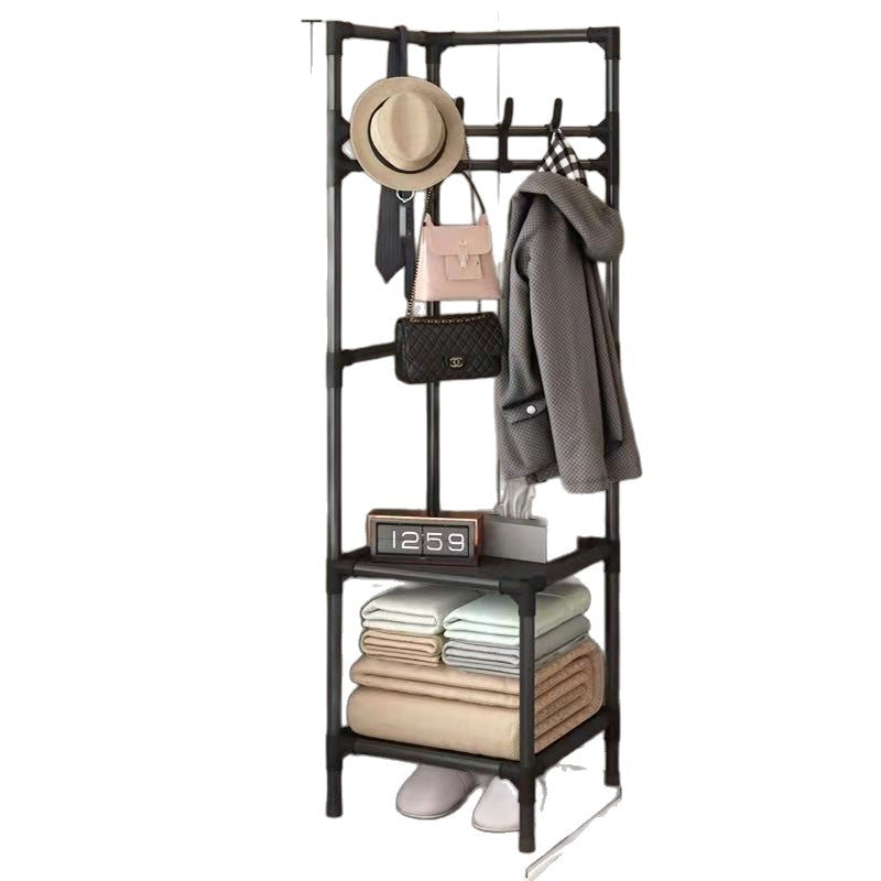（Overseas Products）Simple Freestanding Corner Coat Rack for Bedroom Storage（境外商品）简约落地衣帽架卧室角落收纳架