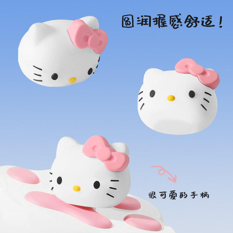 (Overseas Products）Hello Kitty Sanrio Mini Portable UV Protection Umbrella – Cute Foldable Sun & Rain Umbrella for Women（境外商品）HelloKitty三丽鸥小巧便携太阳伞遮阳防晒防紫外线女晴雨两用雨伞