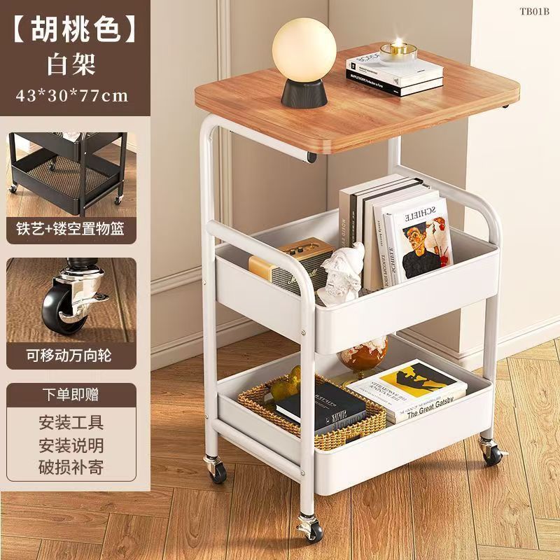 （Overseas Products）Multifunctional Rolling Storage Cart Organizer （境外商品）多功能可移动小推车置物架