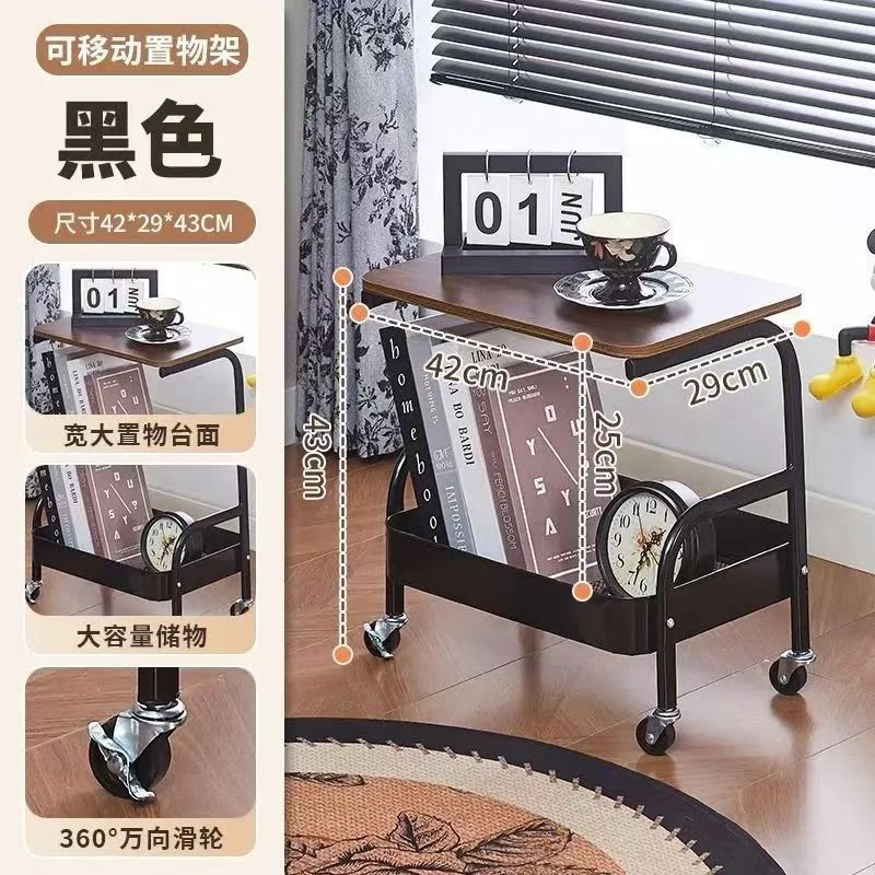 （Overseas Products）Multifunctional Rolling Storage Cart Organizer （境外商品）多功能可移动小推车置物架